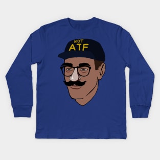 Not ATF Guy - Meme, Firearms, Undercover, NFA, Gun Rights Kids Long Sleeve T-Shirt